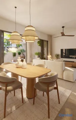 casas vacacionales y villas - Venta de lujosa villa con piscina privada en Vista cana 5