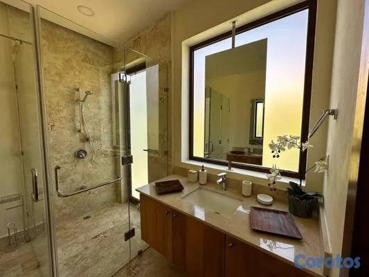 casas vacacionales y villas - Green Village, Cap Cana: villa amueblada con jacuzzi y jardín 9