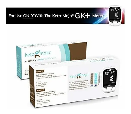 Salud y Equipamiento Médico - Set Combinado 60 Glucosa En Sangre+60 Cetona En Sangre (120) 2
