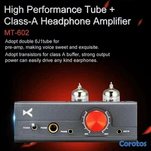 Xduoo MT-602 Amplificador de tubos doble 6J1 Clase