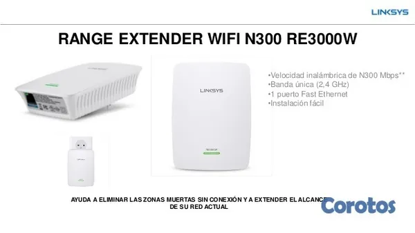 accesorios para electronica - REPETIDOR LINKSYS RE3000W-LA, 2.4GHZ, 300MBPS,DIRECTO A LA PARED  2