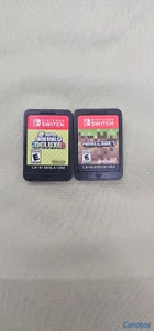 Super Mario Bros U Deluxe & Minecraft en combo[ cartuchos / cintas de nintendo ]