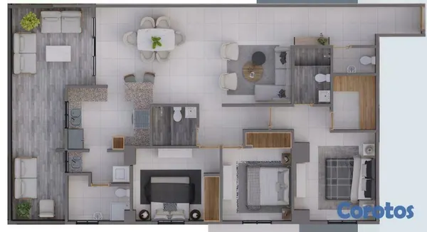 apartamentos - Apartamentos de 2 y 3 habitaciones ubicado en los Prados 5