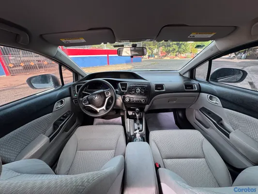 carros - Honda Civic año 2015 financiamiento disponible  7