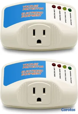decoración y accesorios - Protector de Voltaje con 3 Tomas N010-E Evita Daño 2