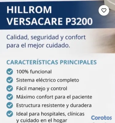 Salud y Equipamiento Médico - Cama tipo Hospital 2