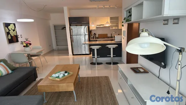apartamentos - Alquilo Apto 1 HB amueblado en Gazcue 2