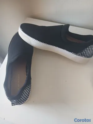 zapatos para mujer -  Stuart Weitzman Slip-On Negros Size 8.5 Originales.  2