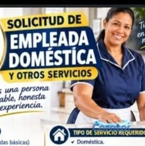 AGENCIA SOLICITA DOMÉSTICAS COMPLETAS CUIDADO ADUL