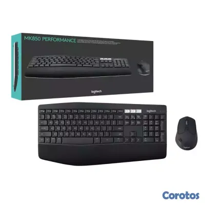 otros electronicos - TECLADO MOUSE LOGITECH MK850 PERFORMANCE WIRELESS COMBO INGLES (ENG) BLUETOOTH Y 4