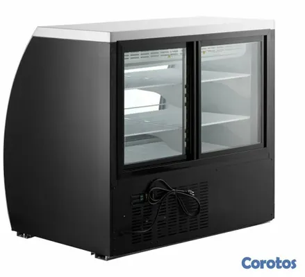 equipos profesionales - Freezer exhibidor de embutidos Deli-Case NUEVO cristal curvado  3