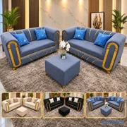muebles y colchones - juego de mueble 3 y 2 la tendencia con diseño en el frente 