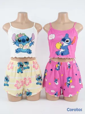 ropa para mujer - piyamas cortas damas y niñas. 2