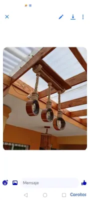 decoración y accesorios - Lámparas decorativas para sus terrazas, galerias, salas, negocios, gazebos  2