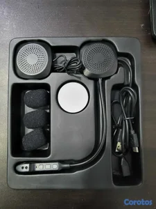 Audífonos con Micrófono para Casco de Motocicleta 