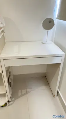 muebles y colchones - Set de escritorio/tocador con silla giratoria 3
