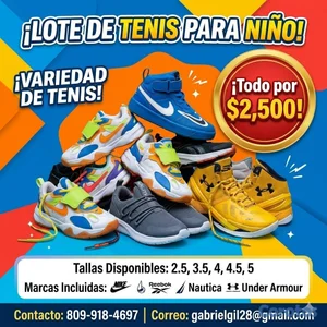 Lote de tenis para niños