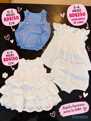 ropa y zapatos - 50+ piezas ropa niña 0-9 meses 3,500 4