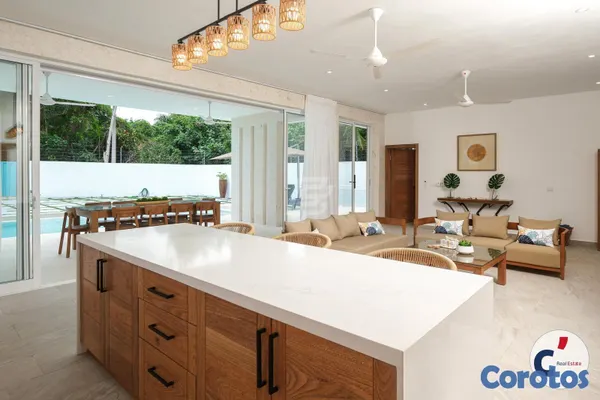 casas - 🏝️ Hermosa Villa Nueva Cerca de Playa Cosón | 4 Ha 7