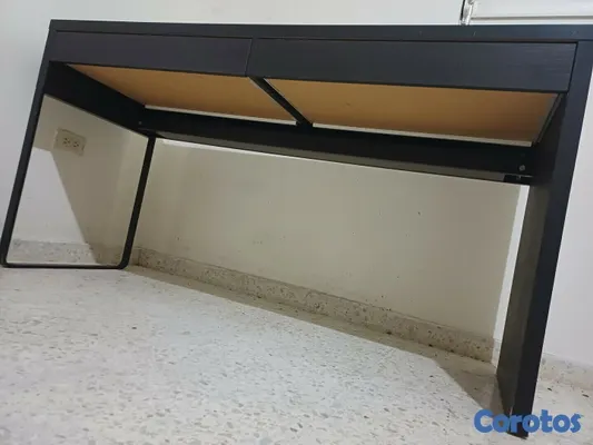 muebles y colchones - Combo Escritorio Micke Ikea + Silla Snille IKEA  + Base Enfriadora + Zafacón. 5