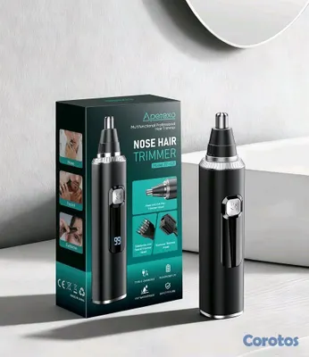 salud y belleza - ✂️🔥 ¡RECORTADOR 4 EN 1! | Nariz + Orejas + Cejas + Vello | Recargable USB-C 💈 8