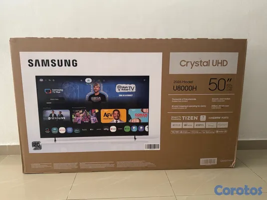 tv - Samsung 50” Crystal UHD 4K U8000H 2026 – Smart TV Tizen 2