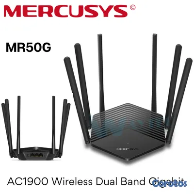 otros electronicos - ROUTER WIRELESS TP-LINK MERCUSYS MR50G AC1900, 2.4GHZ/600MBPS, 5GHZ/1300MBPS 2