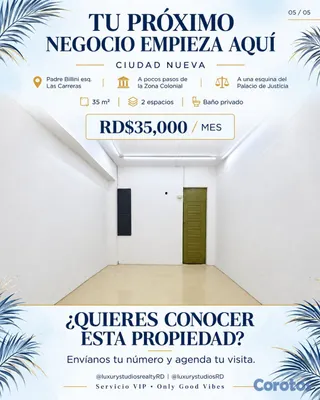oficinas y locales comerciales - local comercial en la padre billini cerca de la Zona Colonial  4