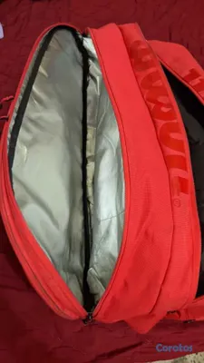 Artículos Deportivos - Bulto de Tenis Profesional - Wilson Super Tour Red 5