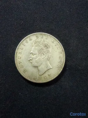 hobby y coleccion - Moneda De Plata Ecuador 1943 3