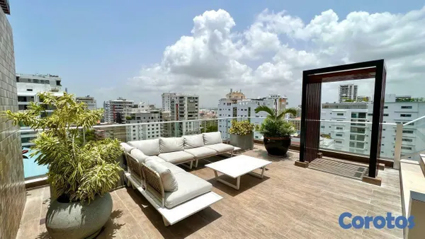 apartamentos - Apartamento de 2 Habitaciones en Piantini en piso alto 3