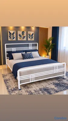 muebles y colchones - camas de hierro base de camas 2