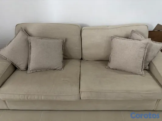 muebles y colchones - Vendo mueble ikea dos plazas crema 3