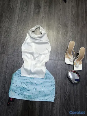 ropa para mujer - ✨🌸 Falda & Top Satinado✨🌸 5