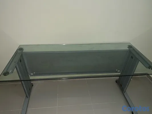 articulos de oficina - Oportunidad Escritorio Con Cristal Templado  2