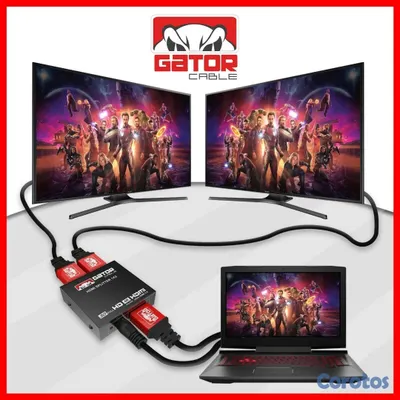 accesorios para electronica - ADAPTADOR HDMI HUB SPLITTER (ESPEJO) 1X2 4K 2.0 7