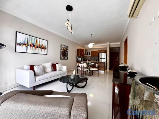 apartamentos - Se alquila Amueblado en bella vista 1 hab 2