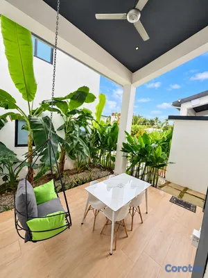 casas vacacionales y villas - Villa nueva amueblada 2 hab. a 250 m de Playa Las Ballenas – Las Terrenas 29