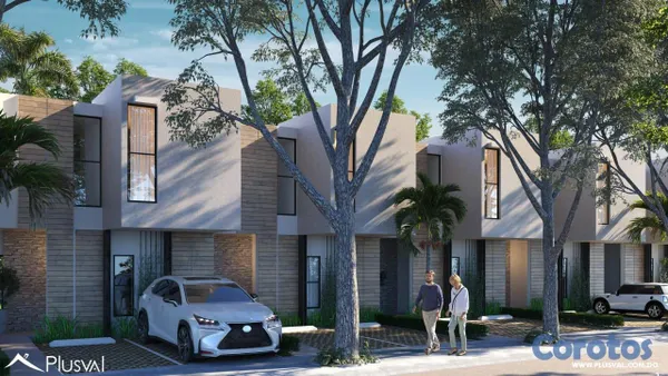 casas - Moderna Casa Tipo Townhouse de 4 Habitaciones en venta - Vista Cana 5