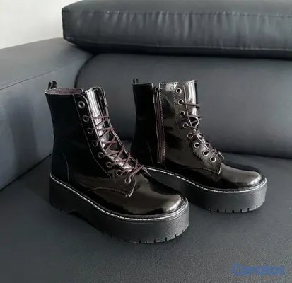 zapatos para mujer - botas negras bajitas 2