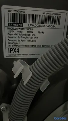 electrodomesticos - NEGOCIABLE Lavadora Secadora Samsung -11kg – Funciona Perfecta | Oportunidad 4