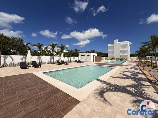 apartamentos - ALQUILER APARTAMENTO CON TERRAZA EN PUNTA CANA 2 H 10