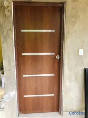 decoración y accesorios - PUERTAS POLIMETALICAS ACERO INOXIDABLE 4L EVERDOOR 7