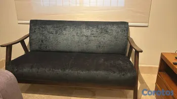 muebles y colchones - Sofás Ébano Verde de 2–3 Plazas – RD$9,500 c/u