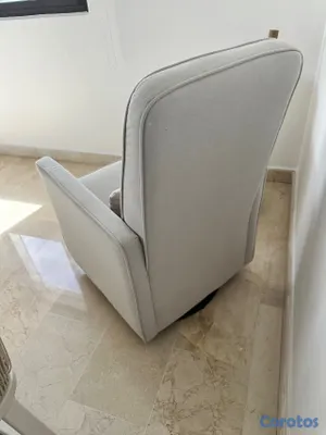 muebles y colchones - Butaca mecedora para lactancia o para habitación giratoria 360 grados  2