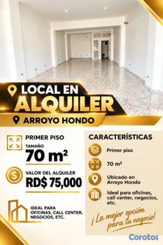 oficinas y locales comerciales - hermoso local en renta 