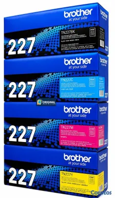 computadoras y laptops - TONER BROTHER TN227 EN TODOS LOS COLORES  PARA IMPRESORA MFCL3710CW	 2