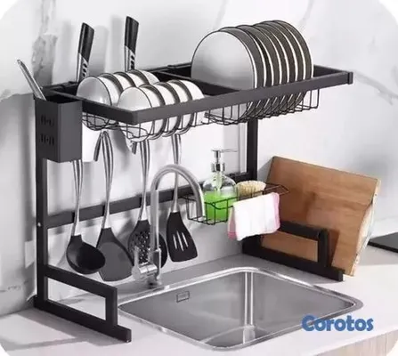 cocina - Escurridor de Platos y Vasos 65 cm de 1 Nivel Prác 3