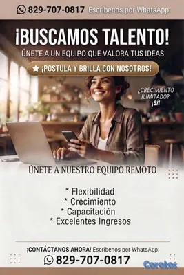 empleos disponibles - 🚀Estamso contratando:Forma parte de nuestro equipo de Majeting. has Diferencia. 5