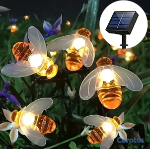 Abejas de Luces Navideñas 4 Metros Solar 🌺🌺👌
